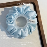 BABY OCEAN - Dây buộc tóc scrunchies lụa satin mềm mại siêu phồng handmade by The Noya ST39