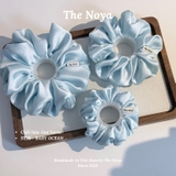BABY OCEAN - Dây buộc tóc scrunchies lụa satin mềm mại siêu phồng handmade by The Noya ST39