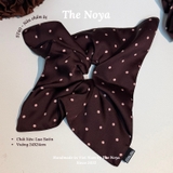 Dây buộc tóc scrunchies lụa satin handmade by The Noya ST40