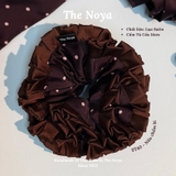 Dây buộc tóc scrunchies lụa satin handmade by The Noya ST40