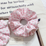 STRAWBERRY SCRUNCHIES - Dây buộc tóc handmade hoạ tiết dâu The Noya T25