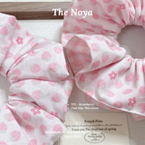 STRAWBERRY SCRUNCHIES - Dây buộc tóc handmade hoạ tiết dâu The Noya T25