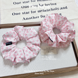 STRAWBERRY SCRUNCHIES - Dây buộc tóc handmade hoạ tiết dâu The Noya T25