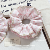 LINH SCRUNCHIES - Dây buộc tóc 3 KIỂU handmade hoạ tiết lạ nhiều mặt The Noya T26