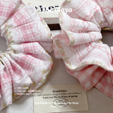 LINH SCRUNCHIES - Dây buộc tóc 3 KIỂU handmade hoạ tiết lạ nhiều mặt The Noya T26