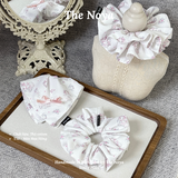 Mèo Hoa Hồng - Dây buộc tóc handmade siu phồng hoạ tiết mèo by The Noya T52