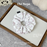 Mèo Hoa Hồng - Dây buộc tóc handmade siu phồng hoạ tiết mèo by The Noya T52