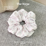 Scrunchies handmade nhiều kiểu hoạ tiết Thỏ Hoa Hồng mềm mại by The Noya T56