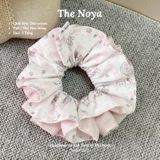 Scrunchies handmade nhiều kiểu hoạ tiết Thỏ Hoa Hồng mềm mại by The Noya T56
