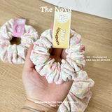 [SIÊU TO] Dây buộc tóc/Scrunchies handmade Loại 1 The Noya X36 Hoa Loang Mix