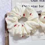 [SIÊU PHỒNG] Scrunchies form to bồng bềnh hoạ tiết trái tim handmade The Noya X46