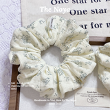 LÁ LẠ Scrunchies form to bồng bềnh hoạ tiết  handmade The Noya X48