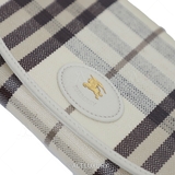BURBERRY HIGHLANDS CHECK CHAIN WALLET