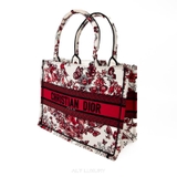 Christian Dior Medium Book Tote Floral Red – Biểu tượng thanh lịch hiện đại