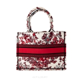 Christian Dior Medium Book Tote Floral Red – Biểu tượng thanh lịch hiện đại