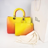Lady Dior Medium Yellow Orange Ombre – Biểu tượng kinh điển khoác lên sắc màu nghệ thuật