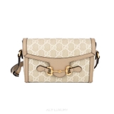 Gucci Horsebit 1955 Mini Bag White Neutral GG Canvas – Biểu tượng cổ điển được tái hiện hiện đại