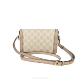 Gucci Horsebit 1955 Mini Bag White Neutral GG Canvas – Biểu tượng cổ điển được tái hiện hiện đại