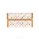 Ví Louis Vuitton x Takashi Murakami Sarah Wallet White – Nghệ thuật Nhật Bản trên nền di sản Louis Vuitton