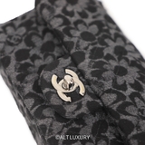 CHANEL FLORAL DENIM QUILTED MINI
