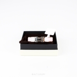 Hermès – Clic H Bracelet (Palladium / Pink Enamel)