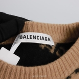 BALENCIAGA Allover Logo Crewneck Sweater