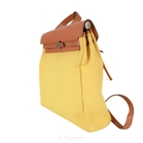 Hermès Herbag 31 Zip – Jaune Citron/Naturel Sable