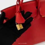 Hermès Birkin 25 Togo Rouge Pivoine – Sắc đỏ kiêu sa, biểu tượng quyền lực