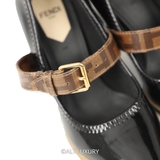 FENDI FFRAME MARY JANE PUMPS