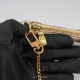 Louis Vuitton Mini Pochette Accessoires – Trắng họa tiết chim