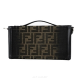 Fendi Baguette Bag – FF Canvas Black