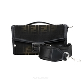 Fendi Baguette Bag – FF Canvas Black
