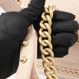 Chanel Boy Quilted Lambskin Wallet On Chain – Beige