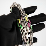 Collar Monograma de Metal Strass Louis Vuitton Multicolor