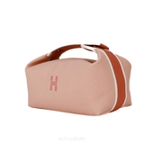Hermès Bride-à-Brac Canvas Pouch – Pink