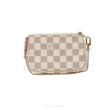 Louis Vuitton Mini Pochette Accessoires – Trắng họa tiết chim