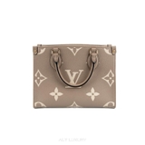 Louis Vuitton Monogram Empreinte OntheGo PM Tote Bag Creme – Thanh lịch & Đa dụng