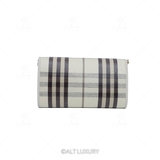 BURBERRY HIGHLANDS CHECK CHAIN WALLET