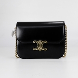 Celine Triomphe Shoulder Bag – Black