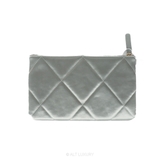 Chanel 19 O Case Grey Satin