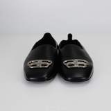 Balenciaga BB Logo Leather Loafers
