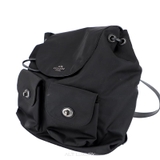 COACH New York Nylon Backpack – Đen