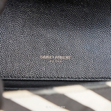 Kate Monogramme Saint Laurent Kate Monogram Small Striped Black White