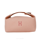 Hermès Bride-à-Brac Canvas Pouch – Pink