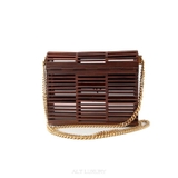 Saint Laurent Brown Wood Small Kate Bag – Sang trọng & độc đáo