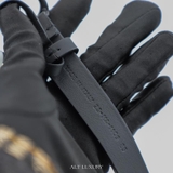 Dior CD Saddle Calfskin Belt Matte Black