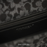 CHANEL FLORAL DENIM QUILTED MINI