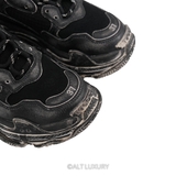 BALENCIAGA TRIPLE S FADED BLACK