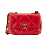 Chanel Leather Medium 19 Flap Bag – Sang trọng & thời thượng trong sắc đỏ quyến rũ