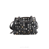 Coach Rogue Studded Glovetanned Leather – Black